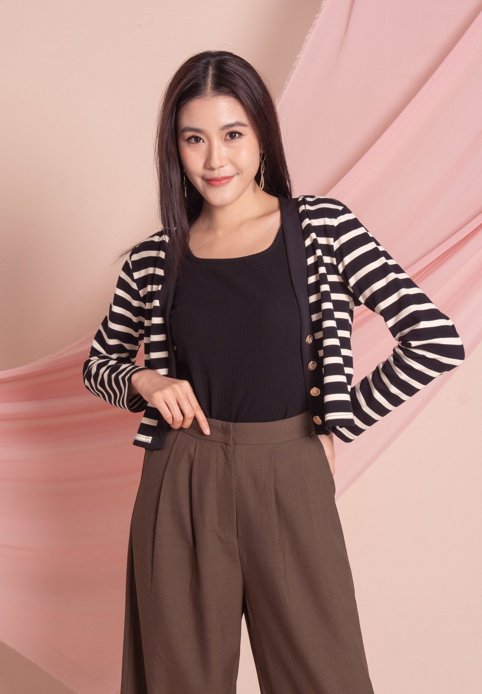 Tesco wide store leg cropped trousers