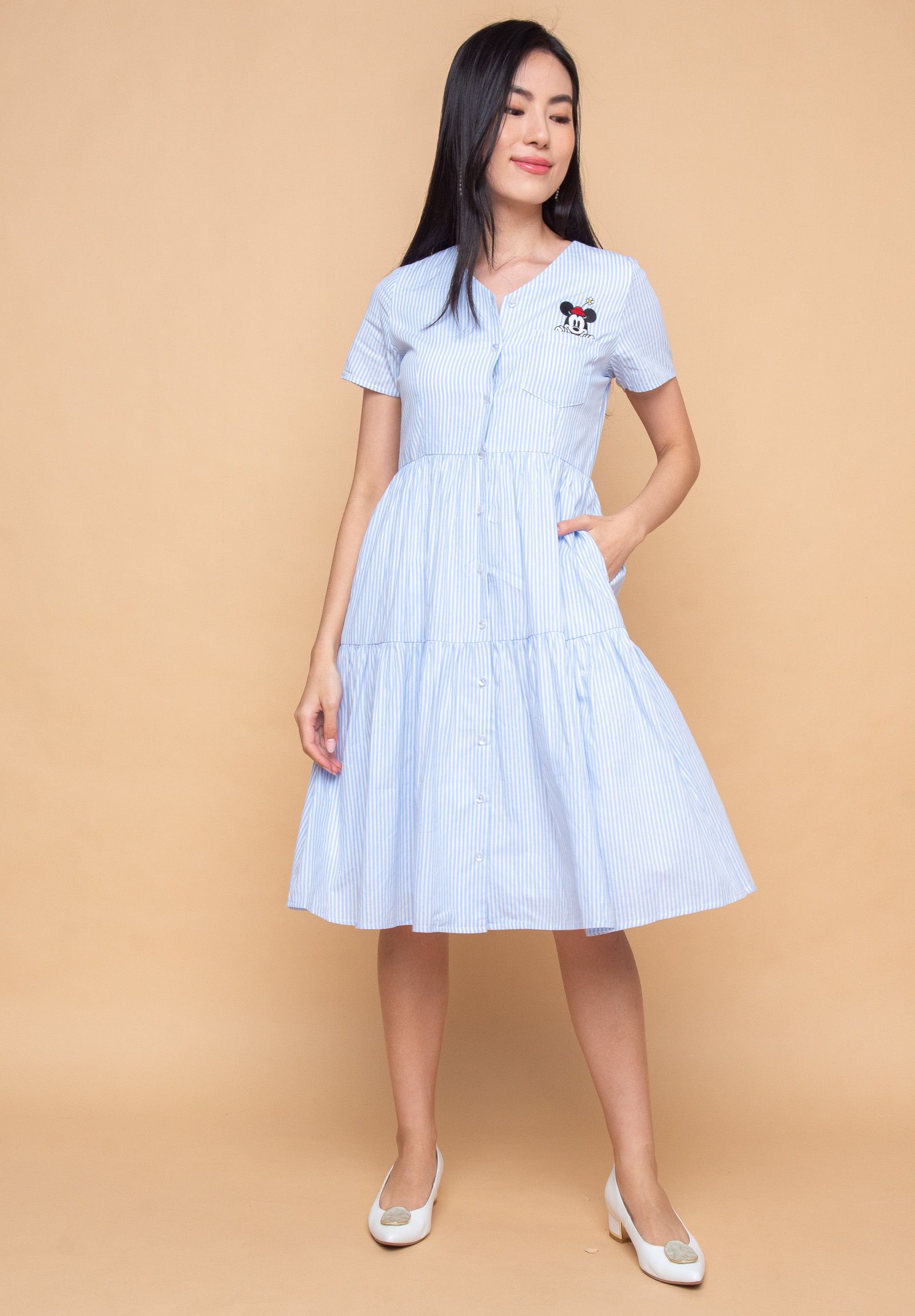 cache blue dress