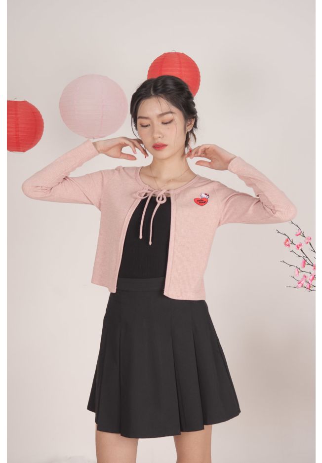 HELLO KITTY HEART CARDIGAN