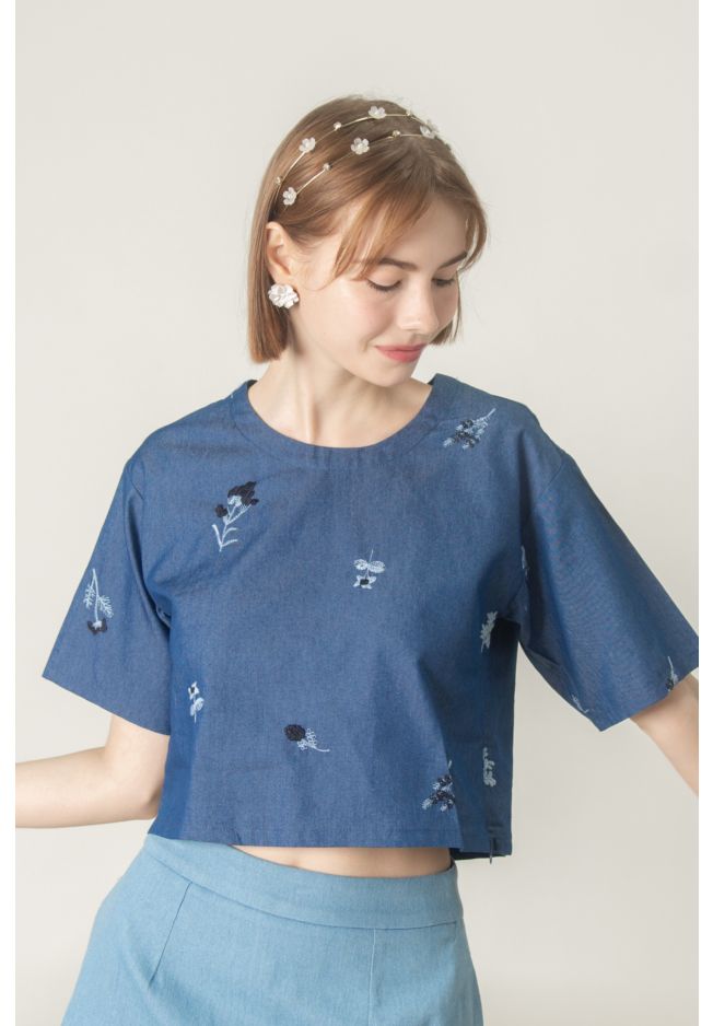 FENELLA EMBROIDERY TOP