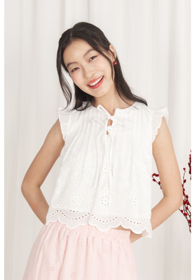 RIVA EYELET TOP