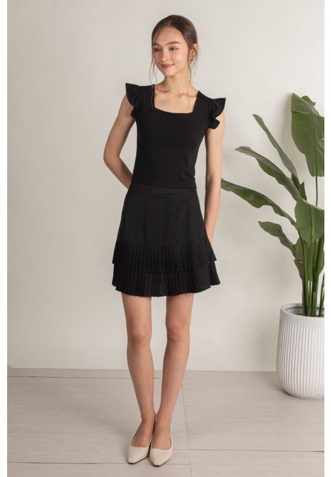 AMBER PLEATED SKIRT