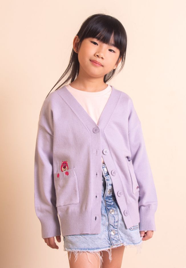 PIXAR TOY STORY LOTSO  EMBROIDERY CARDIGAN - KIDS
