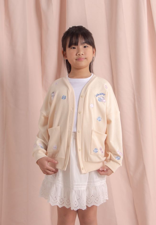 HELLO KITTY DAISIES CARDIGAN - KIDS